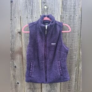 Patagonia Purple Fleece Vest Cozy Layering Essential